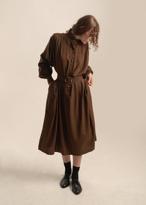 Mara Dress (Brown)