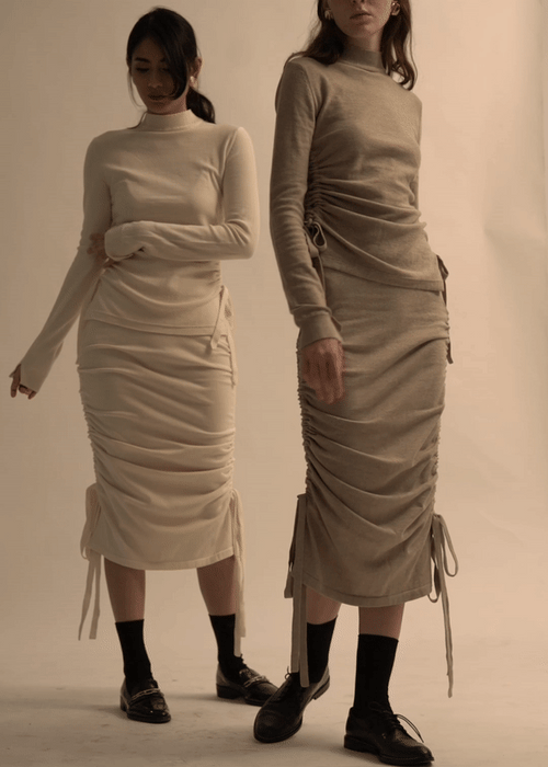Sagittaire Skirt in Ivory